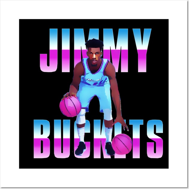 Jimmy Buckets Basketball Wall Art by Buff Geeks Art